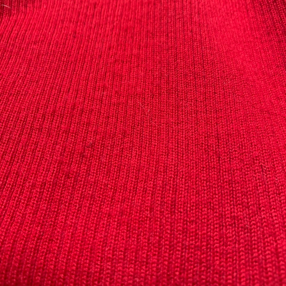 Talbots Vibrant Red Italian Wool Cardigan Sweater Set - Picture 8 of 8